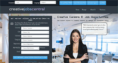 Desktop Screenshot of in.creativejobscentral.com